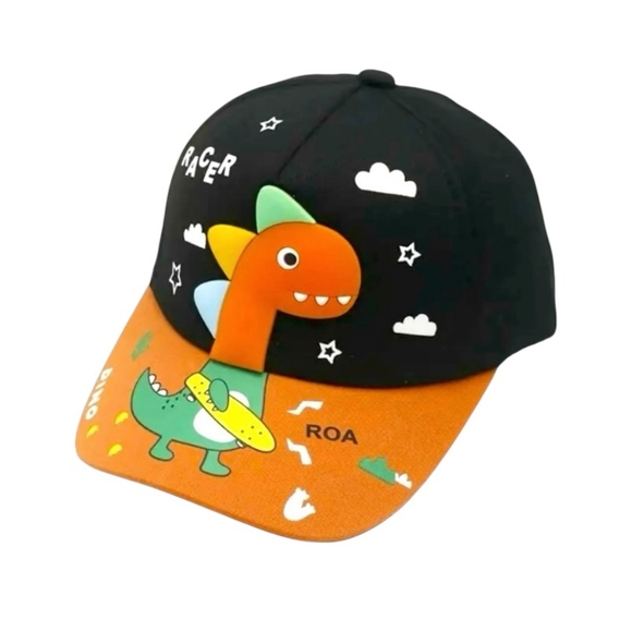 Toddler Adjustable Dino Skateboarding Hat - Picture 10 of 10